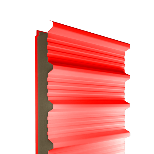 Сэндвич-панель кровельная ПИР 200 мм профиль трапецивидный