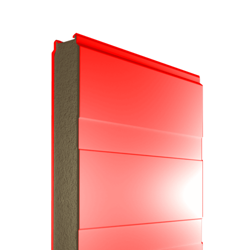 Сэндвич-панель стеновая ПИР 80 мм профиль трапецивидный