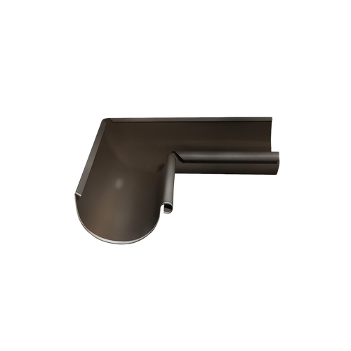 Grand Line Угол желоба для водостока внешний 90°, 125мм металлический Гранд лайн, цвета RAL