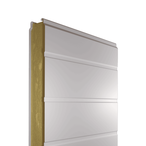 Сэндвич-панель стеновая МВУ 200 мм профиль трапецивидный