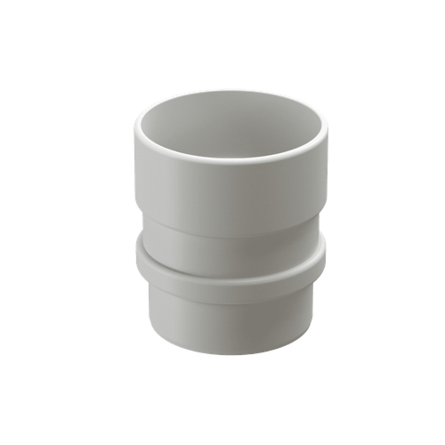Docke LUX Муфта соединительная (Пломбир) для водостока пластик