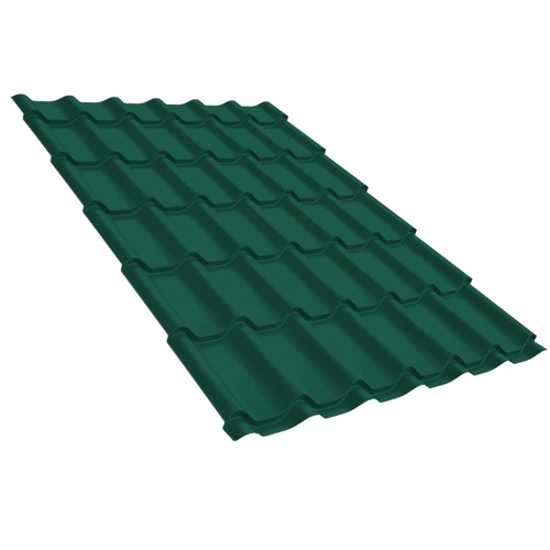 Профиль волновой Grand Line Classic 0,4 PE RAL 6005 зеленый мох