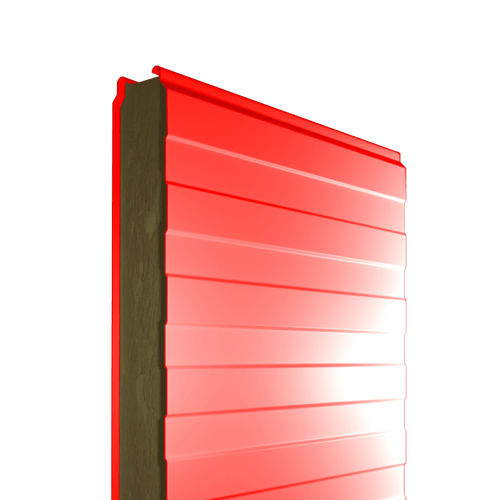 Сэндвич-панель стеновая МВУ 200 мм профиль трапецивидный 50 x 50