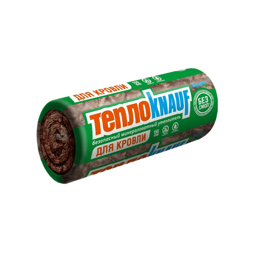 Утеплитель Кнауф Тепло KNAUF для КРОВЛИ TR 037 Aquastatik 1м3 (рулон 5500х1220х150мм 1 шт) 6,7м2