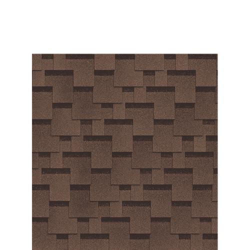 Гибкая черепица Шинглас Ультра Фокстрот Кедр Shinglas 3м2