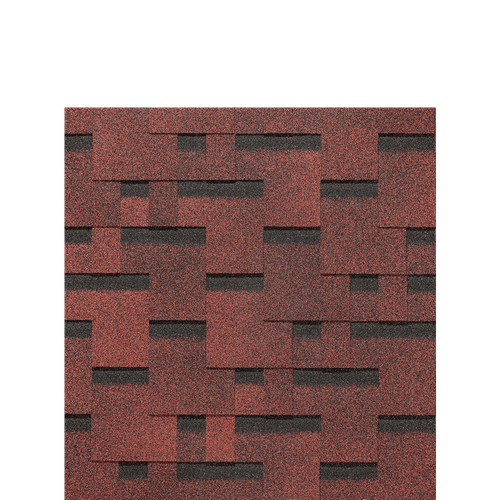 Гибкая черепица Docke EUROPA MATRIX Красный