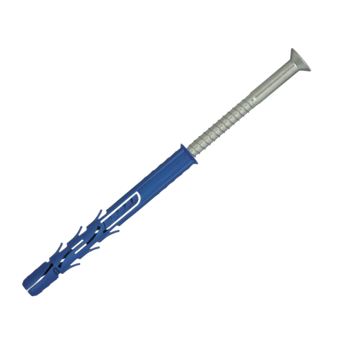 Рамный фасадный дюбель с шурупом с потайной головкой в покрытии DP KL 101 (без воротника) Rawlplug