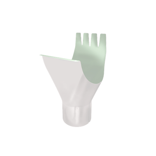 Воронка водосборная для водостока Grand Line Гранд Лайн 125/90 мм металлическая, цвета RAL