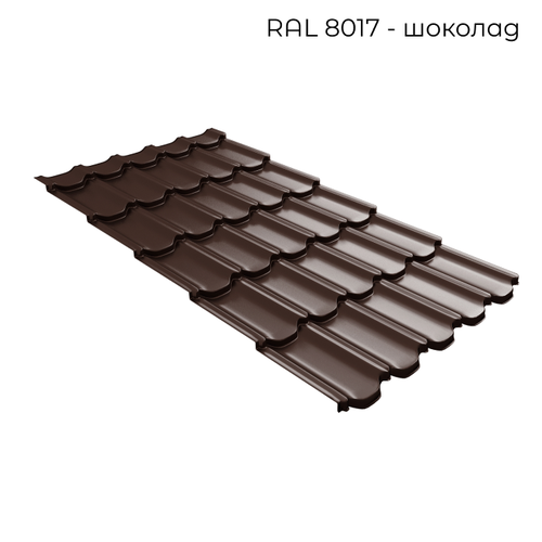 Металлочерепица Grand Line Kvinta plus 3D Полиэстер 0,5 мм