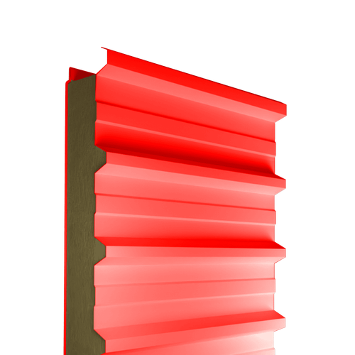 Сэндвич-панель кровельная МВУ 150 мм ПКБ, профиль трапецивидный