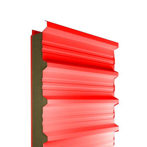 Сэндвич-панель кровельная МВУ 200 мм ПКБ2, профиль трапецивидный