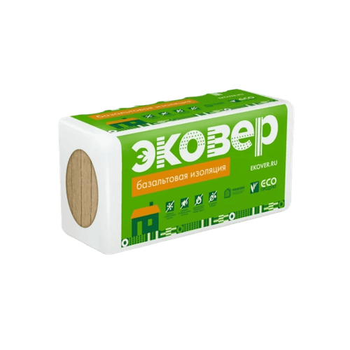 Утеплитель фасадный Эковер экофасад стандарт 1000*600*100мм, (0,18м3)
