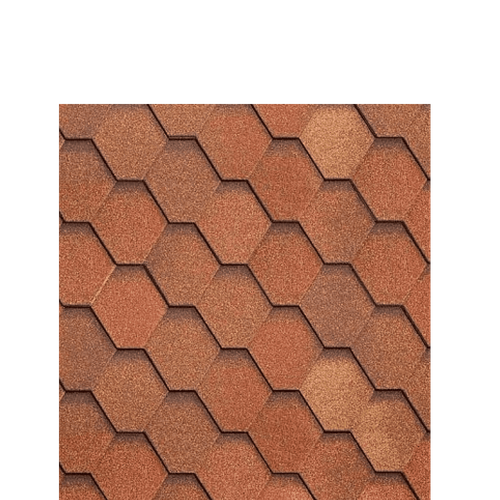 Гибкая черепица Шинглас КЛАССИК Кадриль Яшма Shinglas 3м2