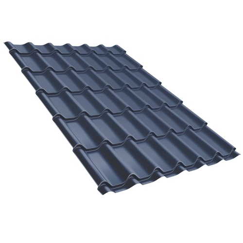 Профиль волновой Grand Line Classic 0,45 PE RAL 7024 мокрый асфальт