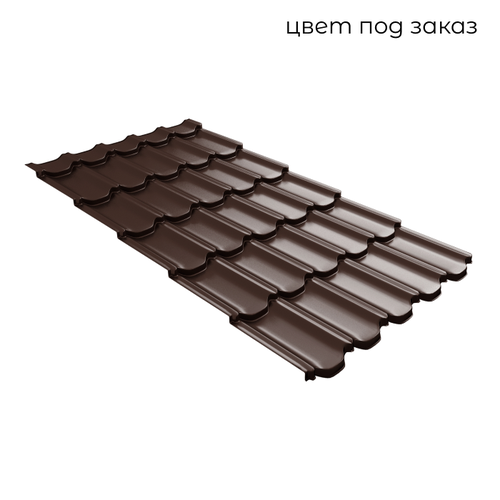 Металлочерепица Grand Line Kvinta plus 3D Drap (Драп) 0,5мм