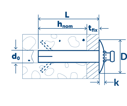 Sormat Гвоздь анкерный IN AL/A2 4,8X35