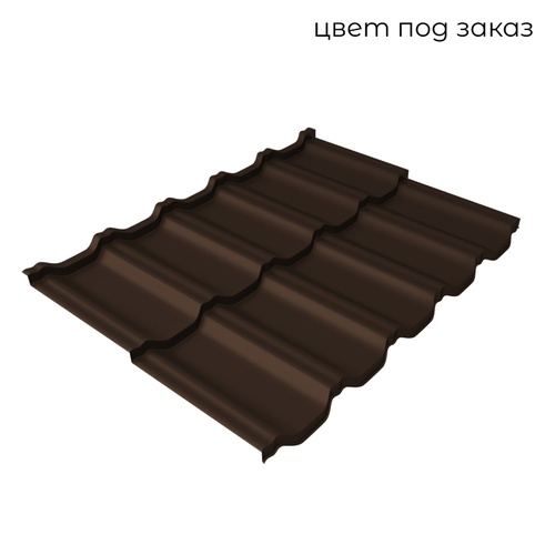 Металлочерепица Grand Line Kvinta Uno Drap (Драп) 0,5мм