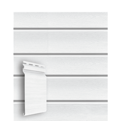 Сайдинг Natural-брус Grand Line Standart белый (3,0м)