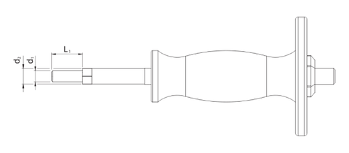 Инструмент для монтажа забивных анкеров с внутренней резьбой Rawlplug