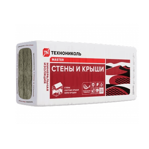 Утеплитель Технониколь 34PN Стены и Крыши 1000х610х100 мм (0,244м3/ 2,4м2)