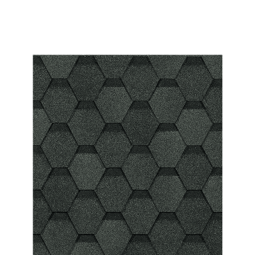 Гибкая черепица Docke EURASIA ШЕСТИГРАННИК Зеленый